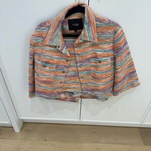 Maje Vibrant Striped Women's Blazer